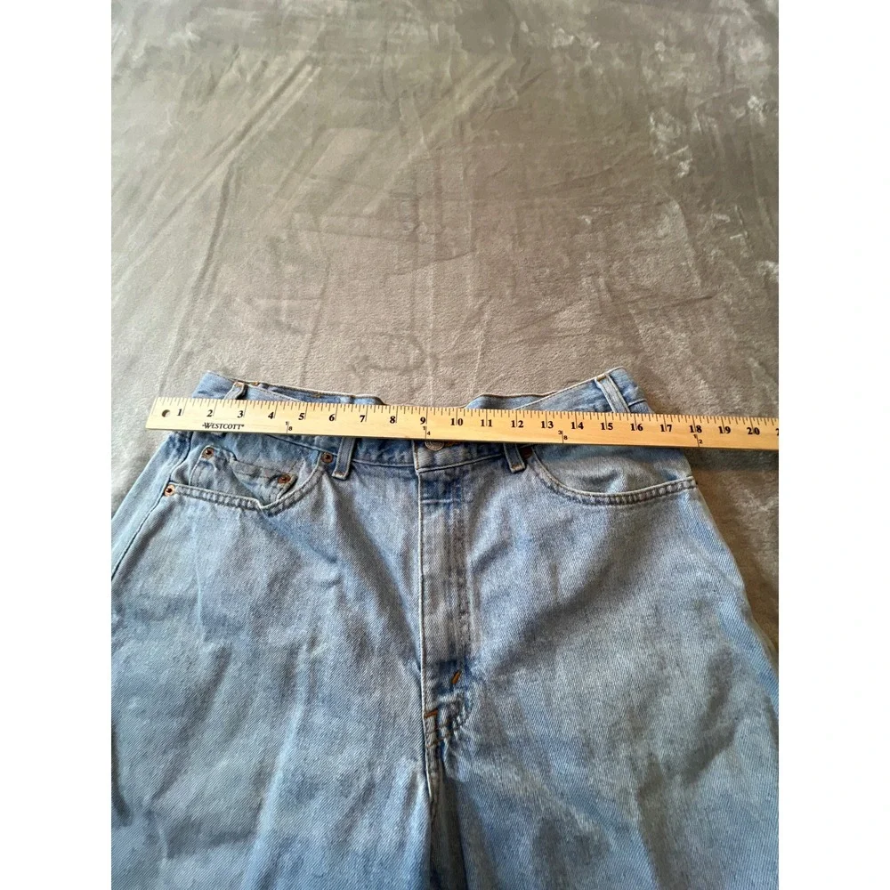 Levi's 550 Relaxed Fit Denim Shorts Mens 36 Light Wash Blue Vintage Style
